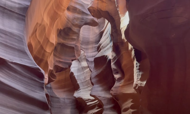 Stunning view of Antelope Canyon in Arizona